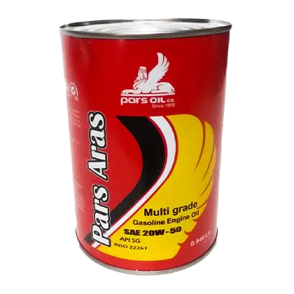 روغن موتور پارس ارس 20W50 با حجم یک لیتر فلزی فروشگاه انلاین سانیار