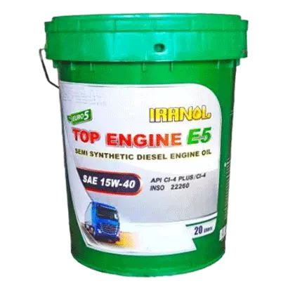 روغن موتور ایرانول تاپ انجین یورو 5 15W40 نیمه سنتتیک با حجم 20 لیتر فروشگاه انلاین سانیار