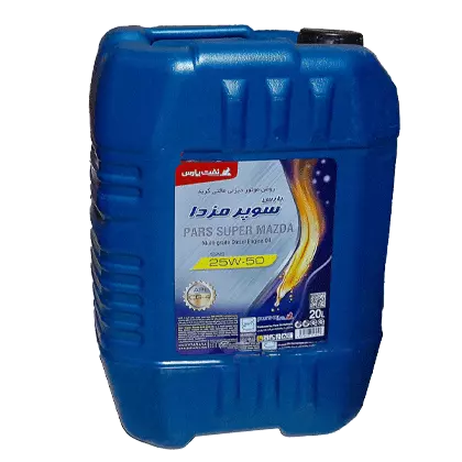 روغن موتور پارس سوپرمزدا 25w50 با حجم 20 لیتر فروشگاه انلاین سانیار