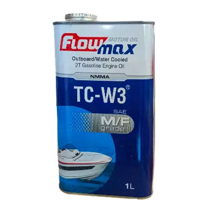 روغن موتور پارس فلومکس TC - W3 با حجم یک لیتر فلزی