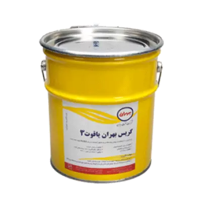 روغن گریس بهران یاقوت 3 با حجم 15 کیلو فلزی فروشگاه انلاین سانیار