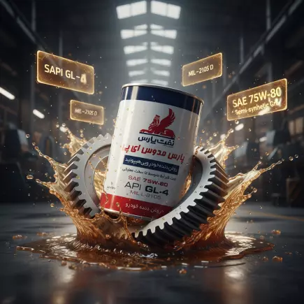 روغن دنده پارس   75w80  انتخاب هوشمندانه برای رانندگان حساس فروشگاه انلاین سانیار
