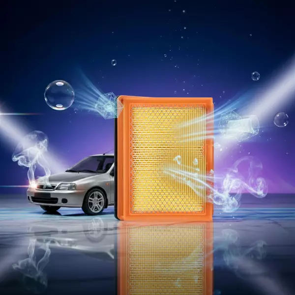 نمای نزدیک از فیلتر هوا مناسب خودرو پراید با طراحی استاندارد و عملکرد بالا