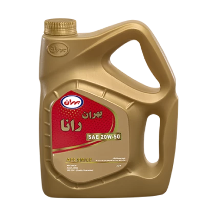 روغن موتور بهران رانا 20W50 نیمه سنتتیک حجم 4 لیتر پلاستیکی
