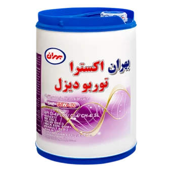 روغن موتور بهران اکسترا توربو دیزل 15W40 با حجم 20 لیتر پلاستیکی فروشگاه انلاین سانیار