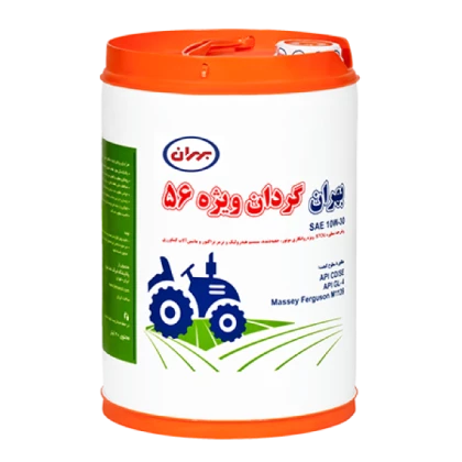 روغن موتور بهران گردان ویژه 56 10W30 اوپن تاپ با حجم 20 لیتر پلاستیکی