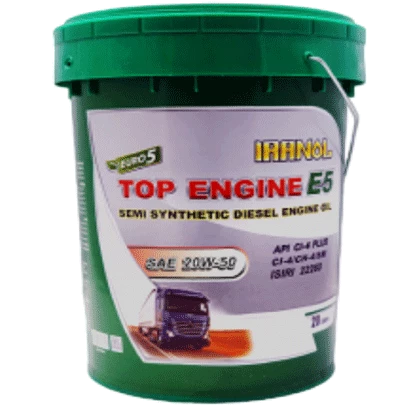 روغن موتور ایرانول تاپ انجین یورو 5 20W50 با حجم 20 لیتر فروشگاه انلاین سانیار
