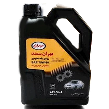 روغن دنده بهران سمند 75W80 حجم 2.5 لیتر پلاستیکی فروشگاه انلاین سانیار