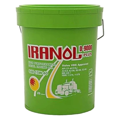 روغن موتور دیزلی ایرانول D-9000 پلاس 15W40 با حجم 20 لیتر فروشگاه انلاین سانیار