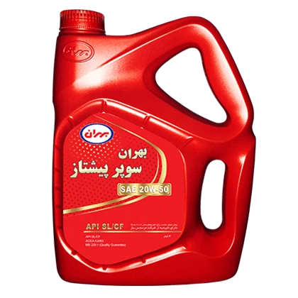 روغن موتور بهران سوپر پیشتاز 20W50 با حجم 4 لیتر پلاستیکی فروشگاه انلاین سانیار