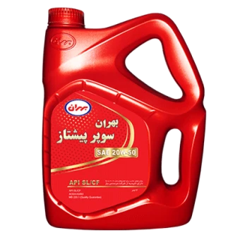 روغن موتور بهران سوپر پیشتاز 20W50 با حجم 4 لیتر پلاستیکی فروشگاه انلاین سانیار