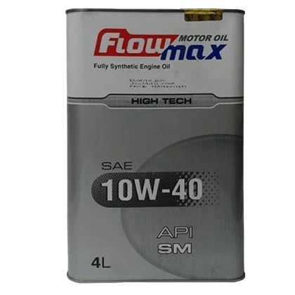 روغن موتور پارس فلومکس هایتک 10W40 مدل SM با حجم 4 لیتر فلزی