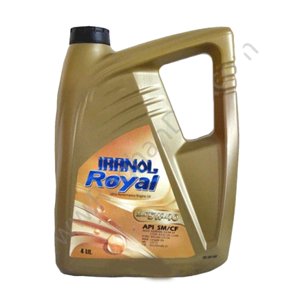 روغن موتور ایرانول رویال 5W40 با حجم 4 لیتر ( نیمه سنتتیک ) پلاستیکی فروشگاه انلاین سانیار