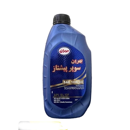 روغن موتور بهران سوپر پیشتاز 10w40 نیمه سنتتیک حجم 1 لیتر پلاستیکی