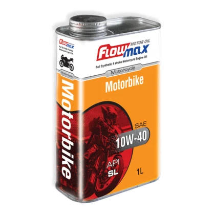 روغن موتور پارس فلومکس موتور بایک 4T 10W40 SL با حجم یک لیتر فلزی