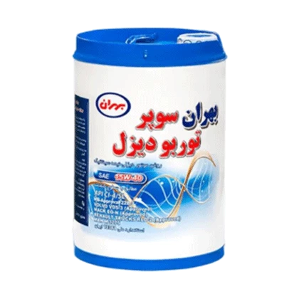 روغن موتور بهران سوپر توربو دیزل 15W40 با حجم 20 لیتر پلاستیکی