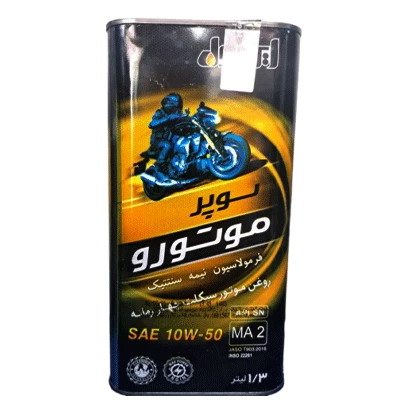 روغن موتور ايرانول سوپر موتورو 10W50 SN با حجم 1.3 ليتر