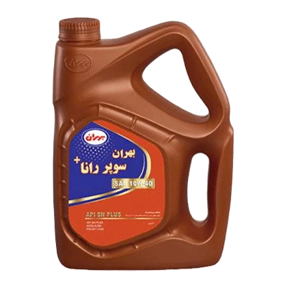 روغن موتور بهران سوپر رانا پلاس 10W40 با حجم 4 لیتر پلاستيكی