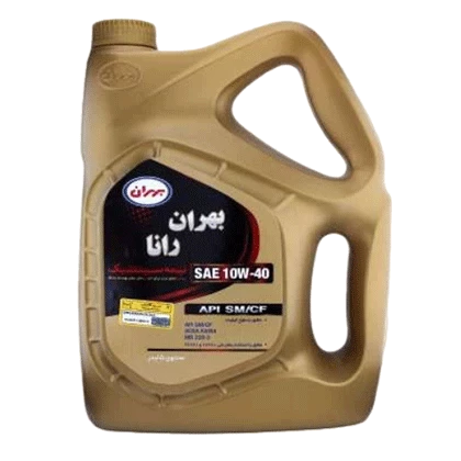 روغن موتور بهران رانا 10W40 با حجم 5 لیتر پلاستیکی فروشگاه انلاین سانیار