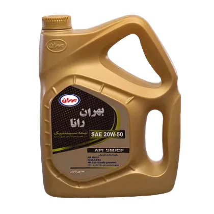 روغن موتور بهران رانا 20W50 با حجم 5 لیتر پلاستیکی