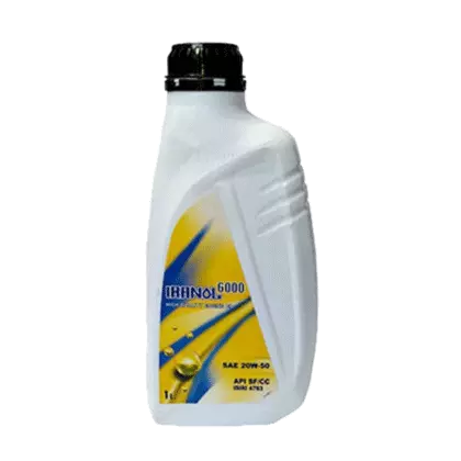 روغن موتور ایرانول6000 20W50 پلاستیکی با حجم 1 لیتر