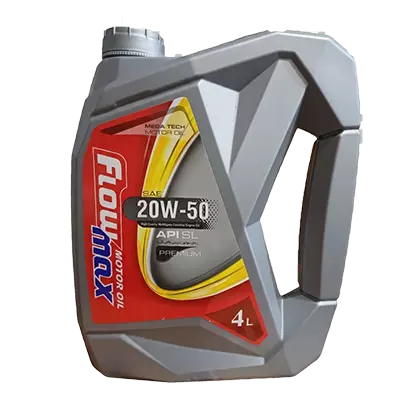 روغن موتور پارس فلومکس مگاتک پریمیوم SL 20W50 با حجم 4 لیتر پلاستیکی فروشگاه انلاین سانیار