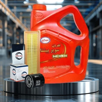 پکیج اقتصادی خودرو XU7(پژو405-سمندSE/LX-سورن)-روغن موتور 4 لیتر بهران سوپر پیشتاز 20W50با فیلترکاسپین-شماره دو