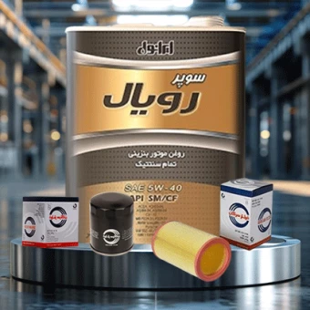 پکیج اقتصادی خودرو سورن توربوEF7 TC، با روغن موتور ایرانول سوپر رویال 5W40حجم 5 لیتر، به همراه فیلترهای سرکان- شماره دو